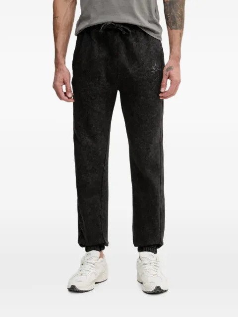 Alpha Industries acid-wash drawstring track pants