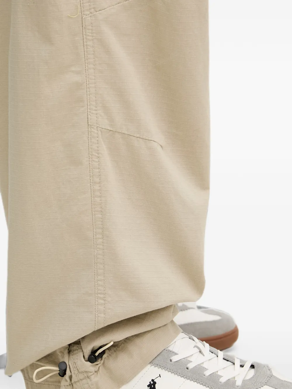 Alpha Industries Top met trekkoord Beige