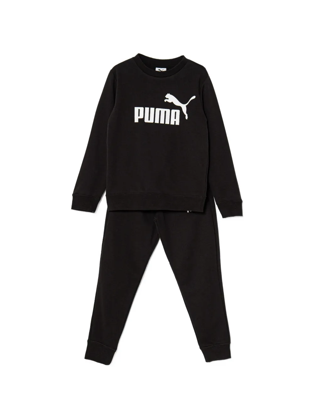 Puma Kids logo-print tracksuit - Nero