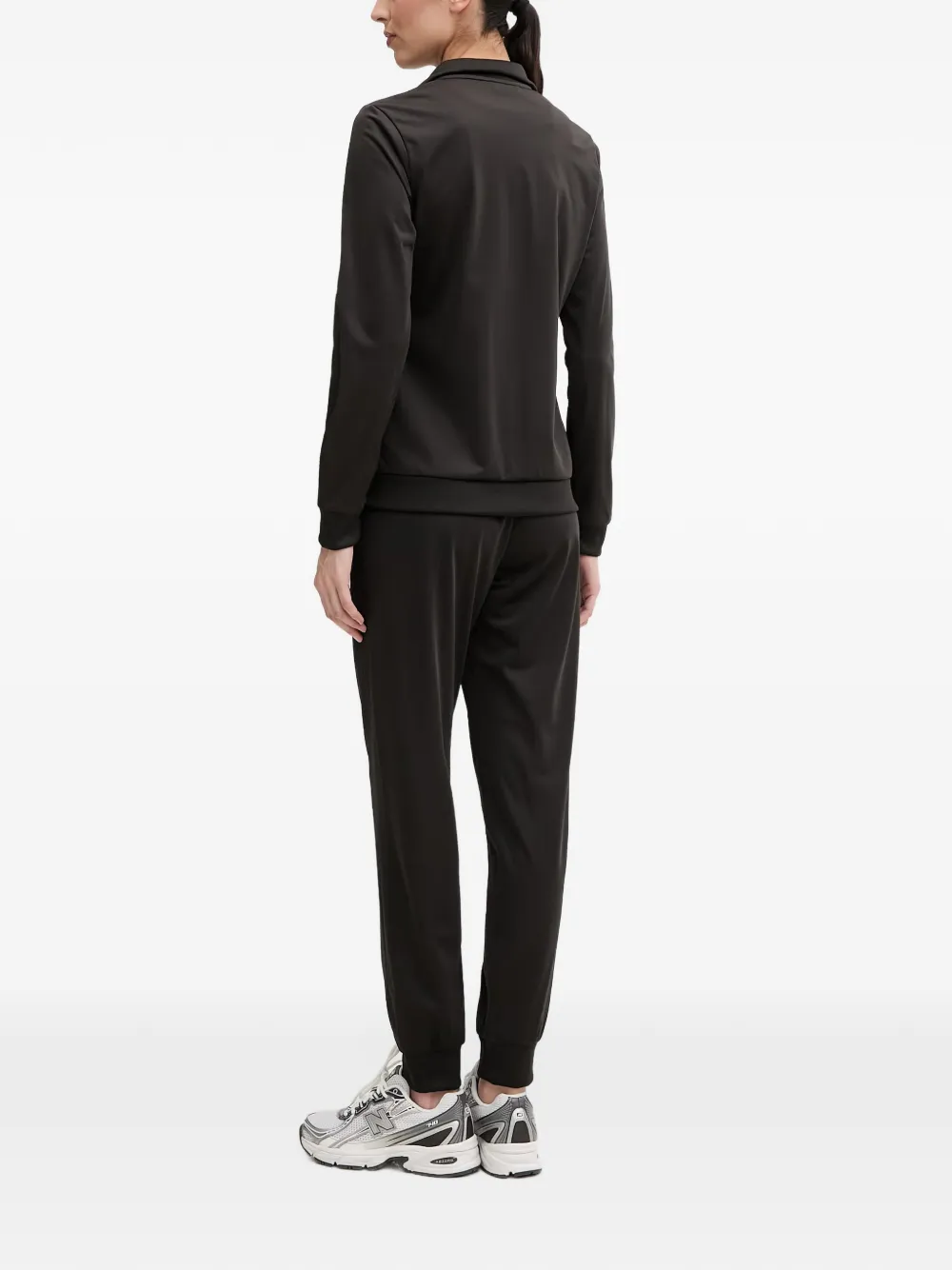 PUMA logo-print tracksuit set Zwart