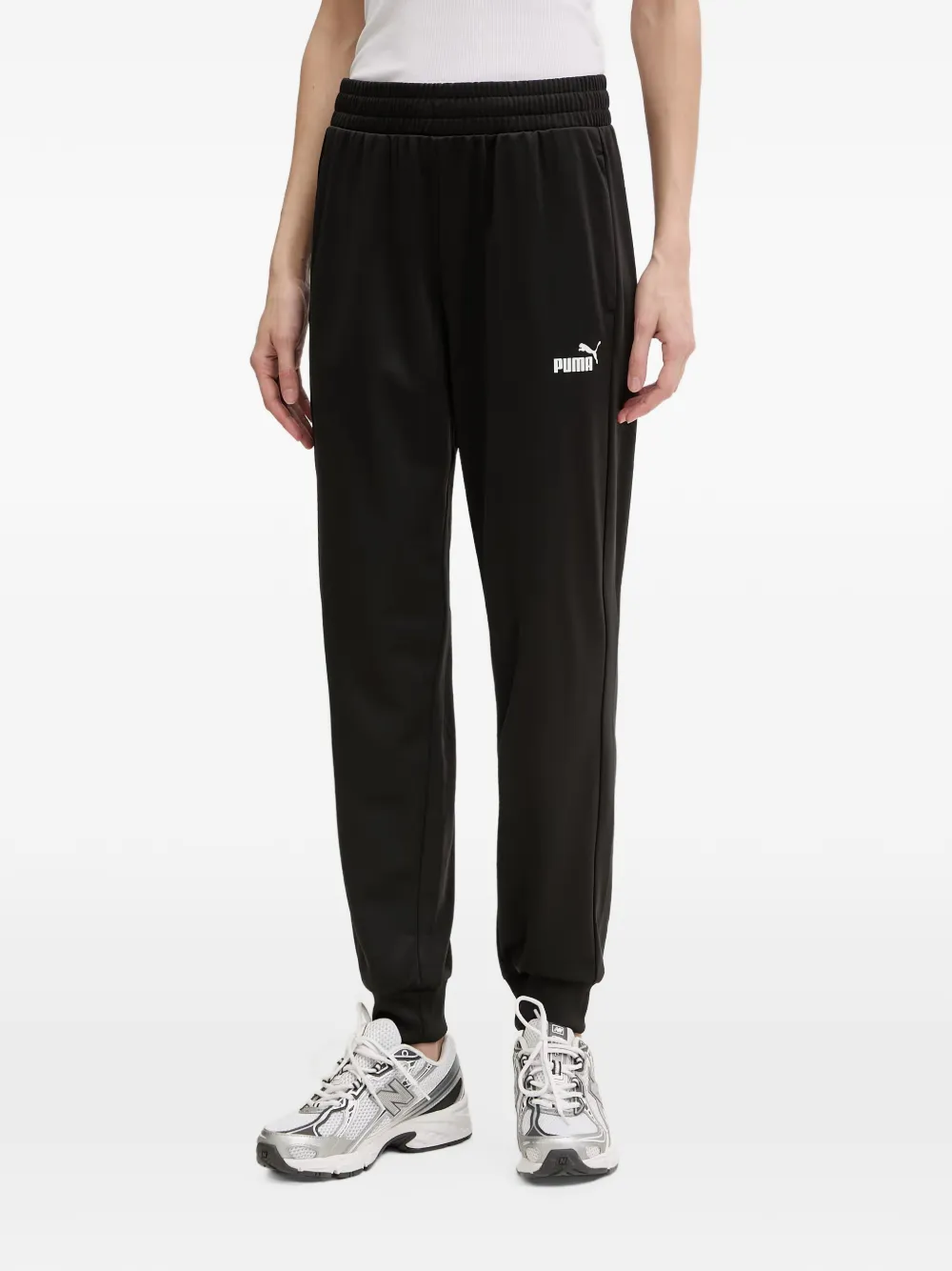PUMA logo-print tracksuit set Zwart