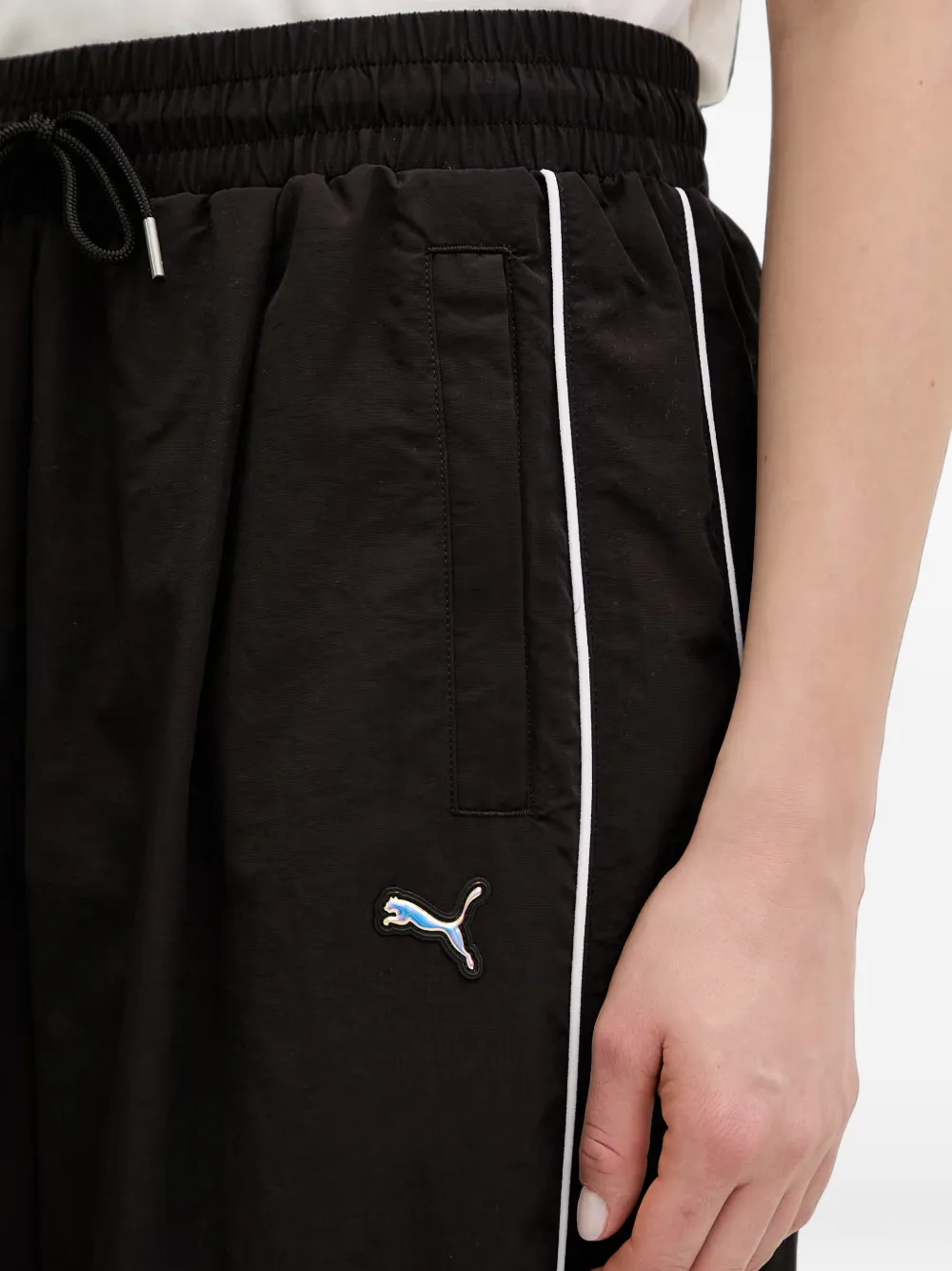 PUMA T7 trainingsbroek met zijstreep Zwart