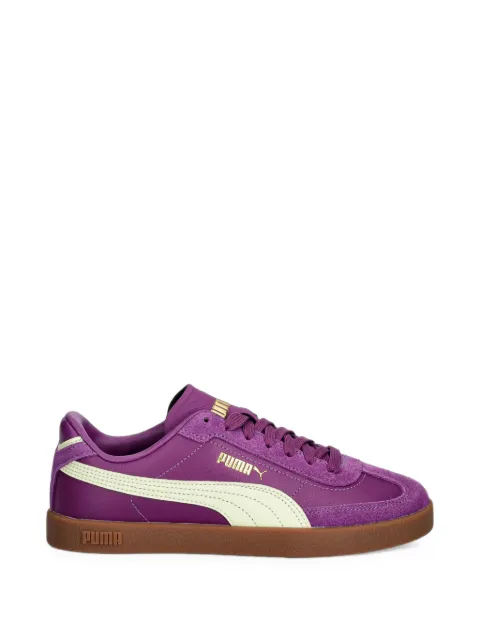 PUMA Club II Era suede-trimmed sneakers