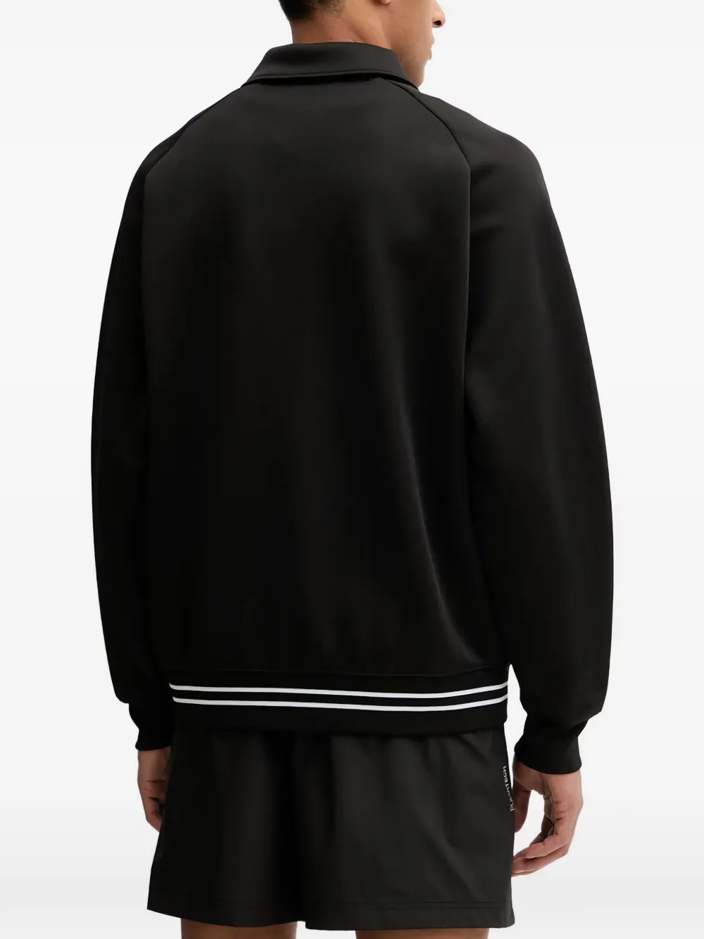 PUMA Shirtjack met logo-print en rits Zwart