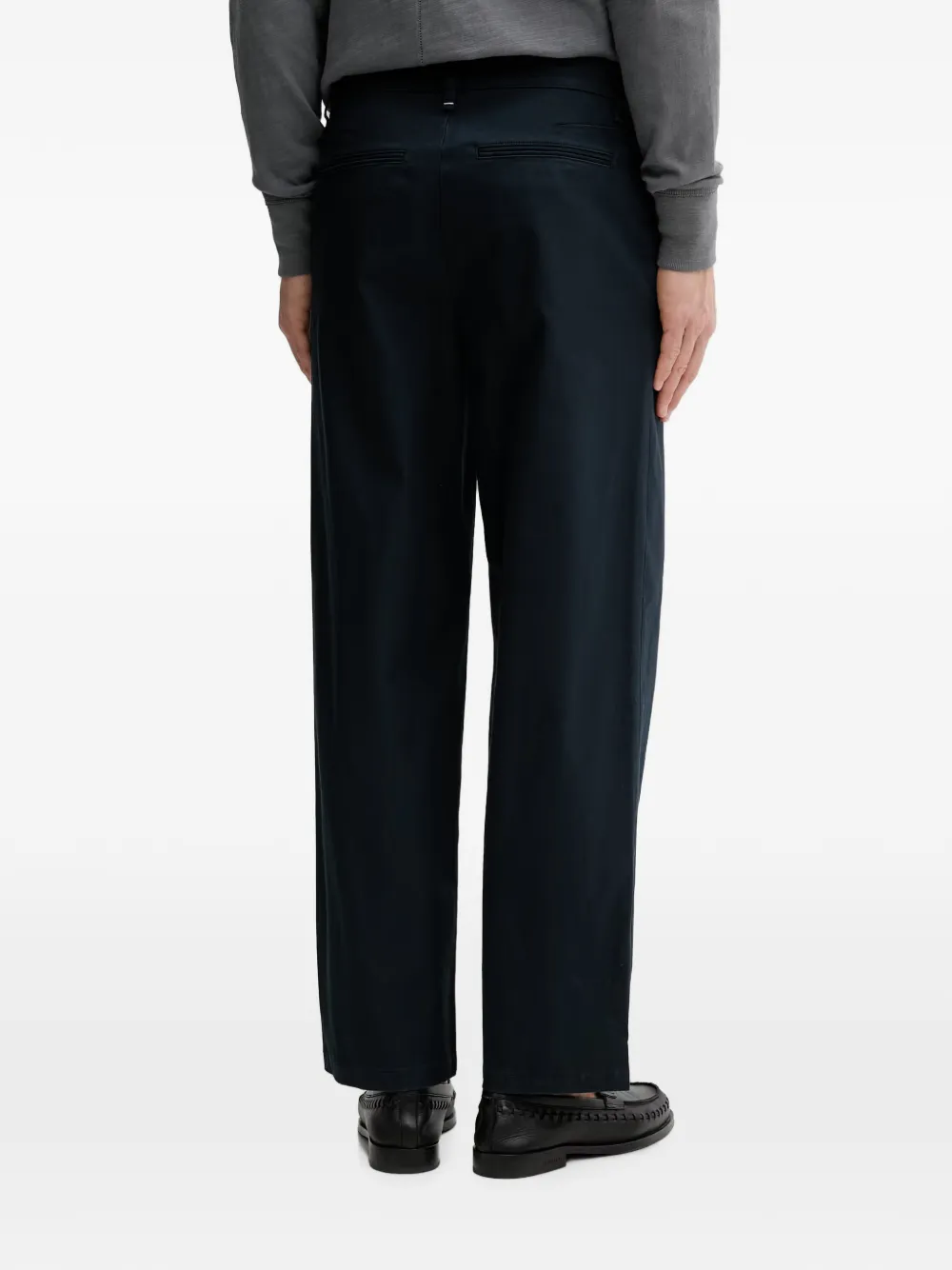 rag & bone Chino met geborduurd logo Blauw