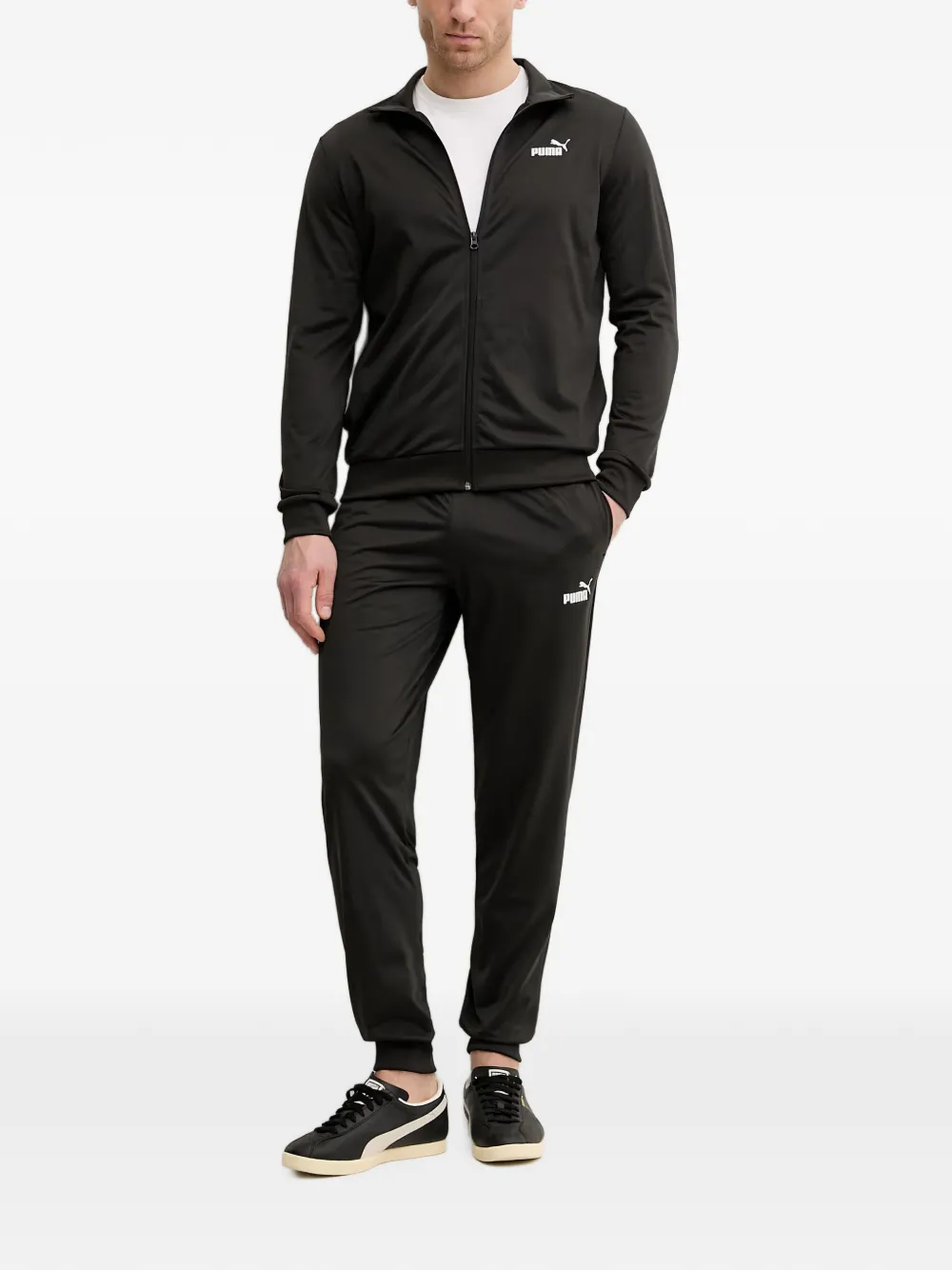 PUMA Trainingspak met logoprint Zwart