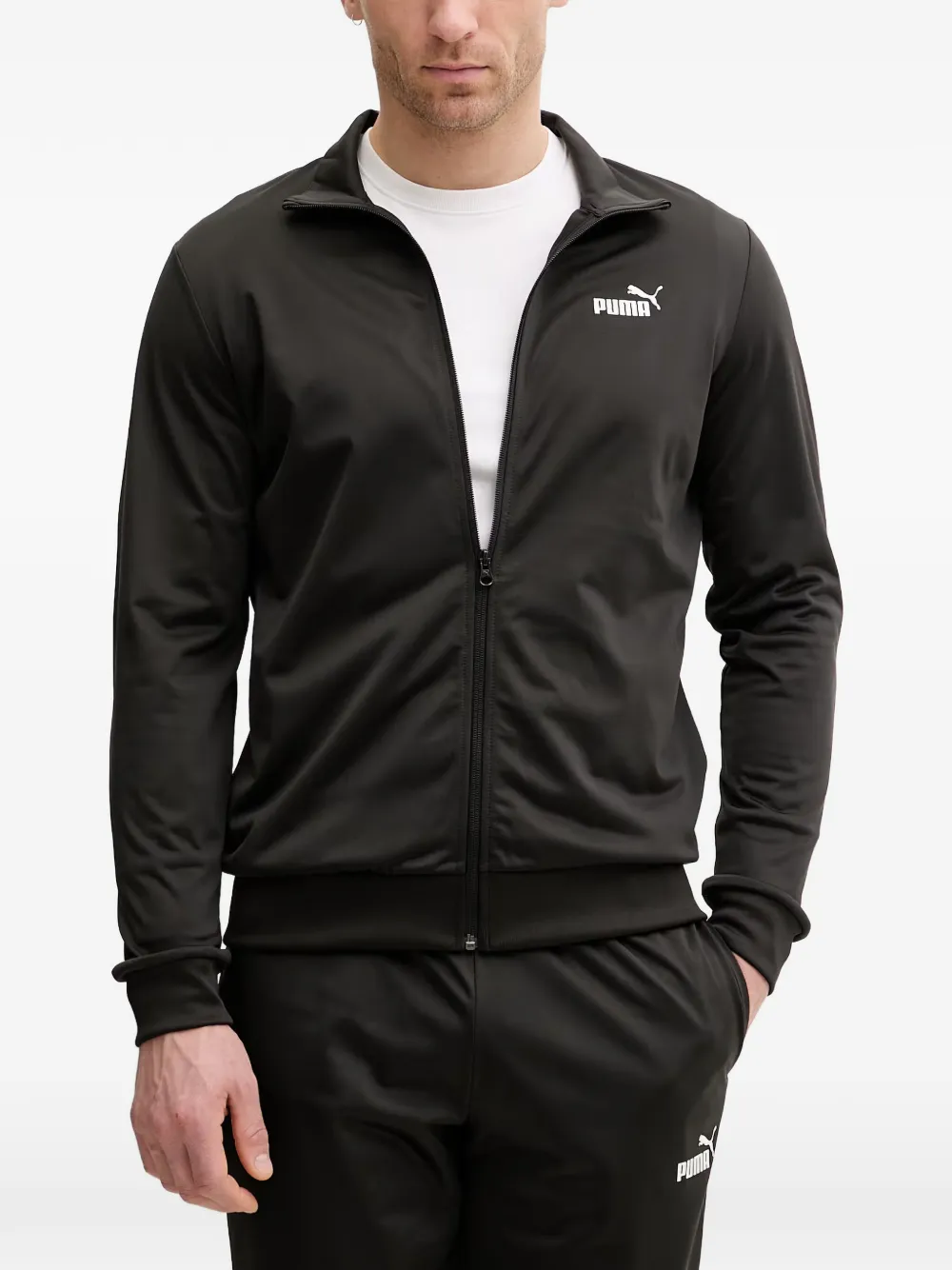 PUMA Trainingspak met logoprint Zwart