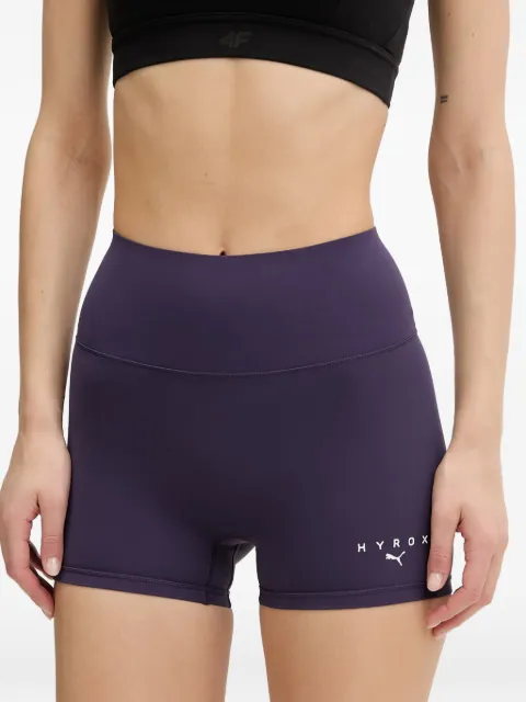 PUMA x Hyrox logo-print compression shorts