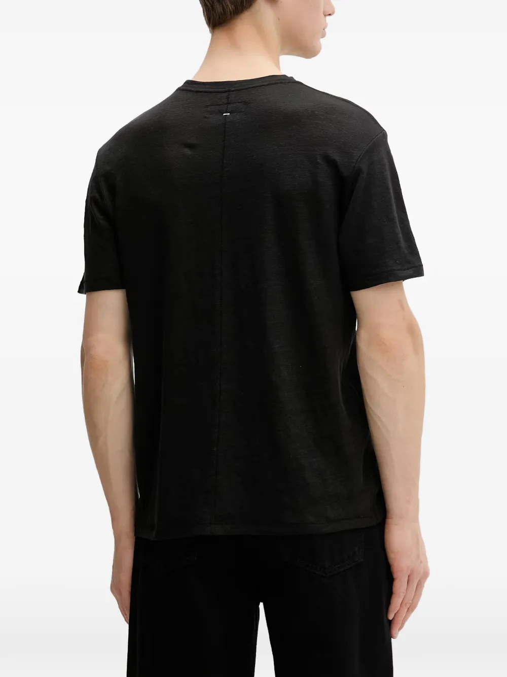 rag & bone T-shirt met ronde hals Zwart