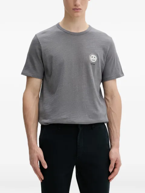 rag & bone patch-detail slub-texture T-shirt