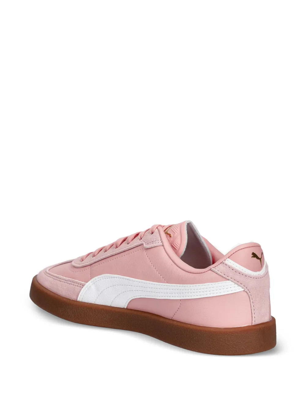 PUMA suede-panelled sneakers Roze