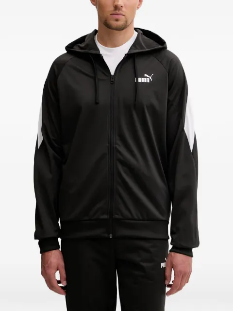 PUMA hoodie zippé à logo imprimé