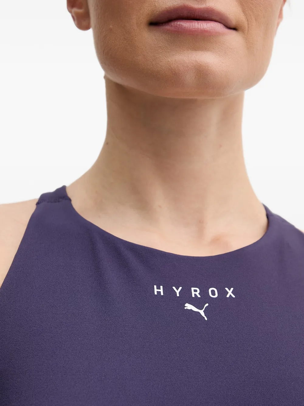 PUMA x Hyrox sport-bh met logo-print Paars