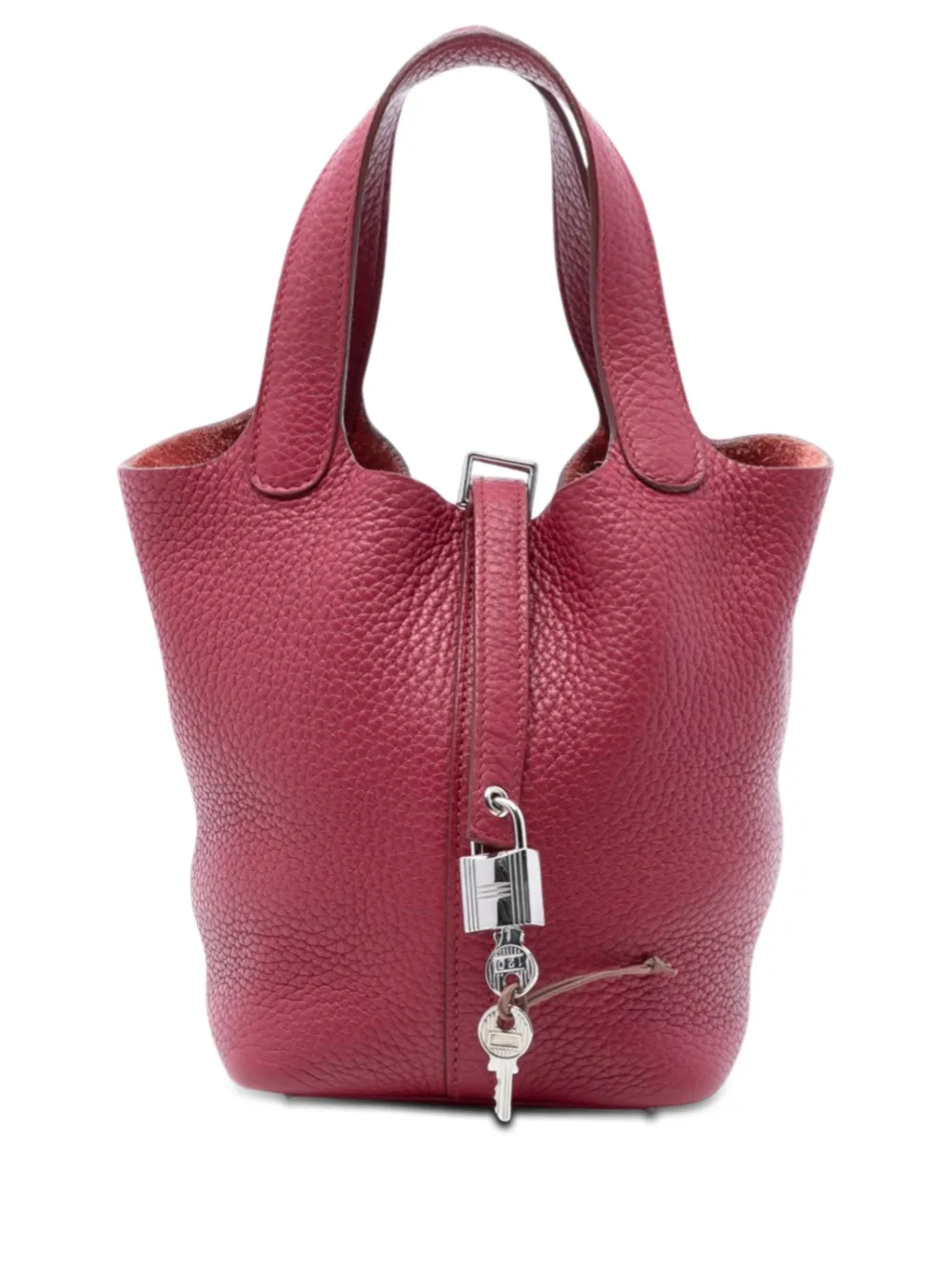 Hermès Pre-Owned 2015 Clemence Picotin Lock 18 handbag - Rot