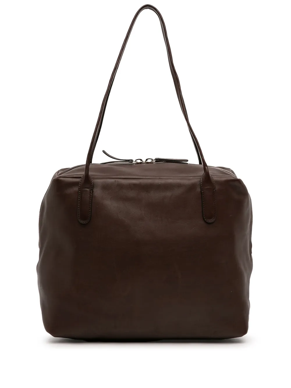 The Row Pre-Owned 2010-2026 Leather Henri tote bag - Marrone