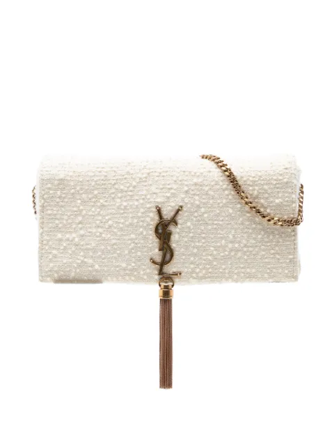 Saint Laurent Pre-Owned 2020 Tweed Monogram Kate 99 Tassel Bag satchel