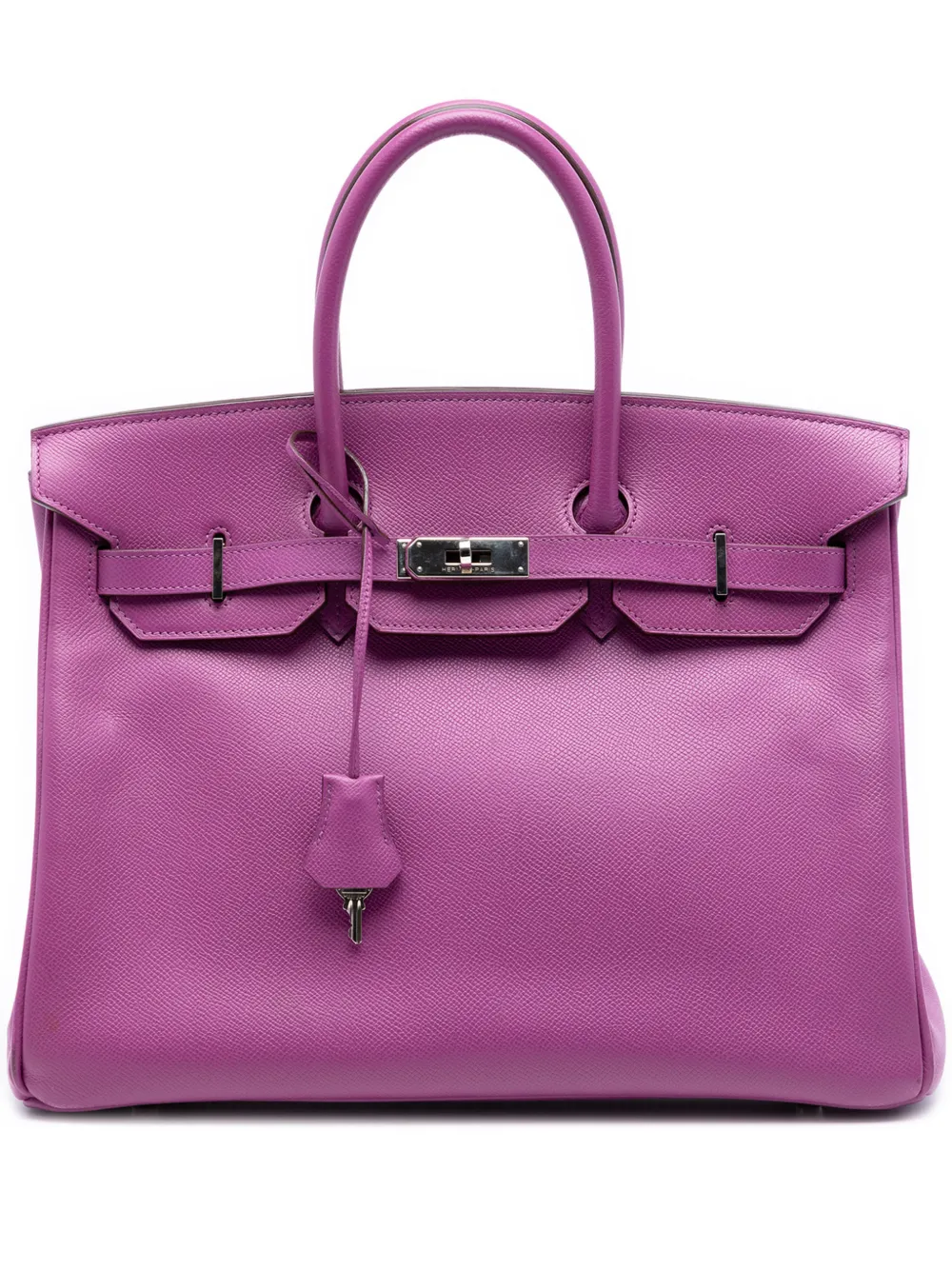 Hermès Pre-Owned 2007 Epsom Birkin Retourne 35 handbag - Purple