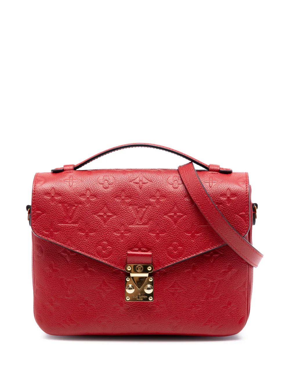 Louis Vuitton Pre-Owned 2017 Monogram Empreinte Pochette Metis satchel - Rosso