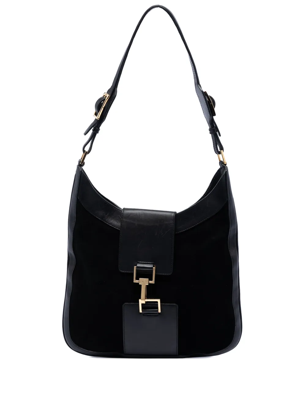 Gucci Pre-Owned 2000-2015 Suede Jackie shoulder bag - Schwarz