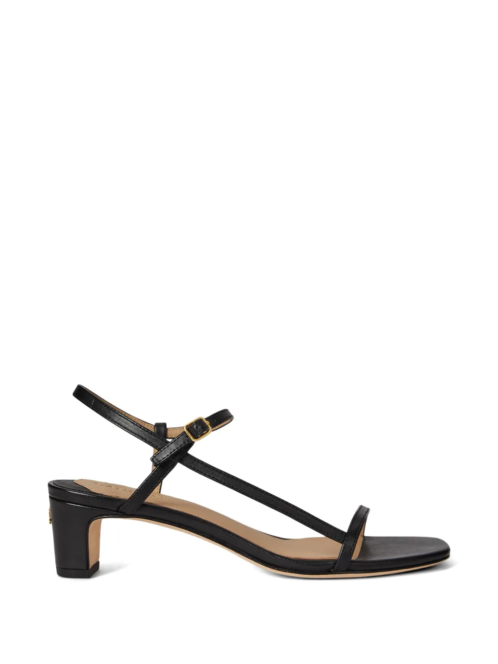 Lauren Ralph Lauren Lainee leather sandals Zwart