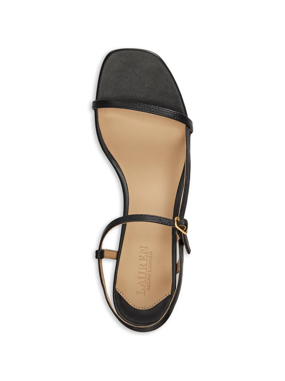 Lauren Ralph Lauren Lainee leather sandals Zwart