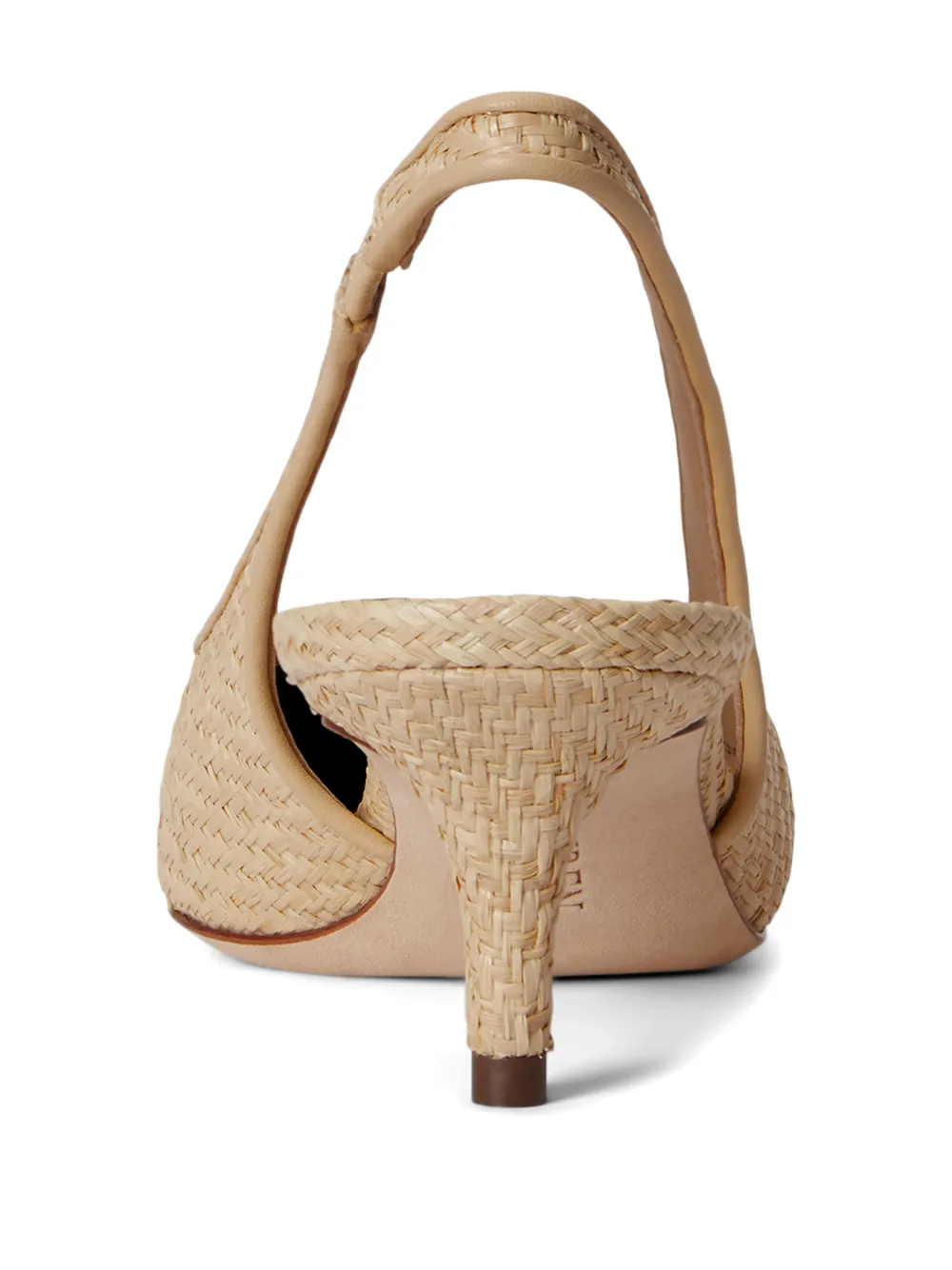 Lauren Ralph Lauren Lolah II woven slingback pumps Beige