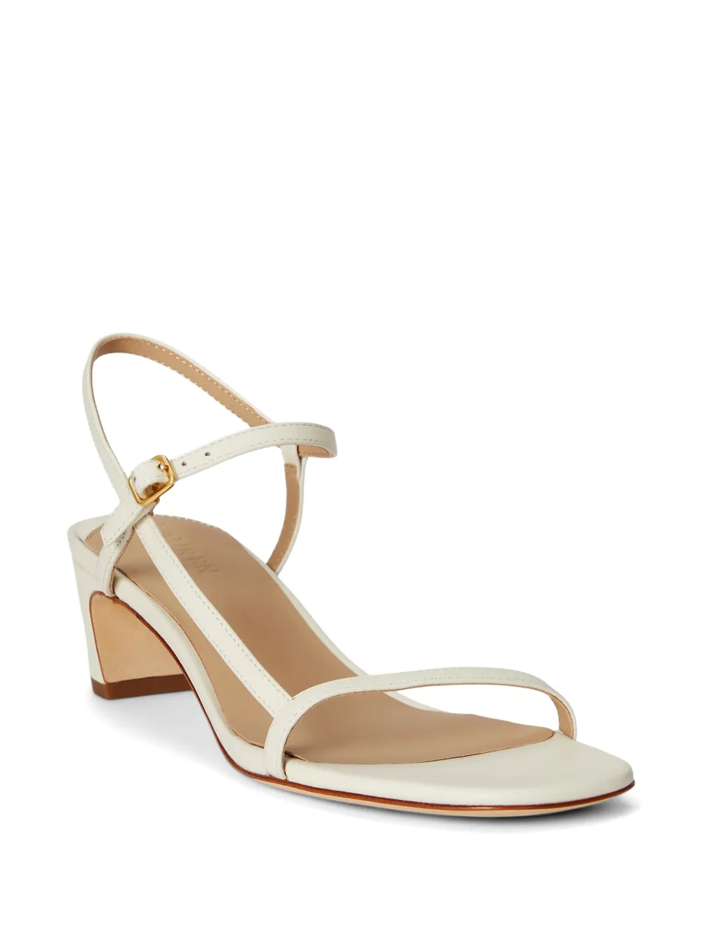 Lauren Ralph Lauren Lainee strappy leather sandals Beige