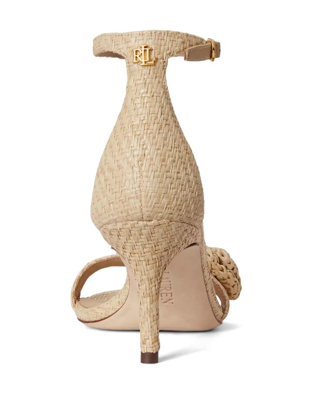 Lauren Ralph Lauren Allie raffia sandals Beige