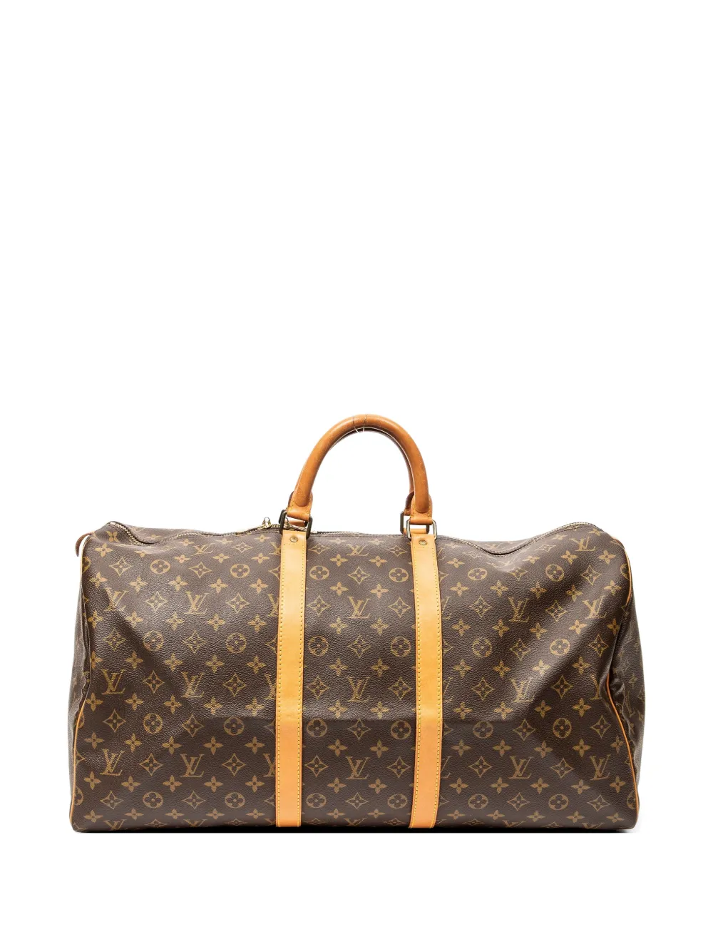Louis Vuitton Pre-Owned Keepall 55 Monogram holdall bag - Braun