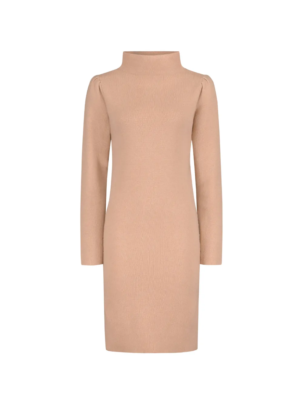 CHAMOIS Fou high-neck long-sleeve mini dress