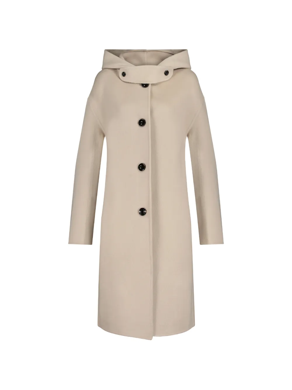CHAMOIS Fou Cortina hooded coat - Neutrals