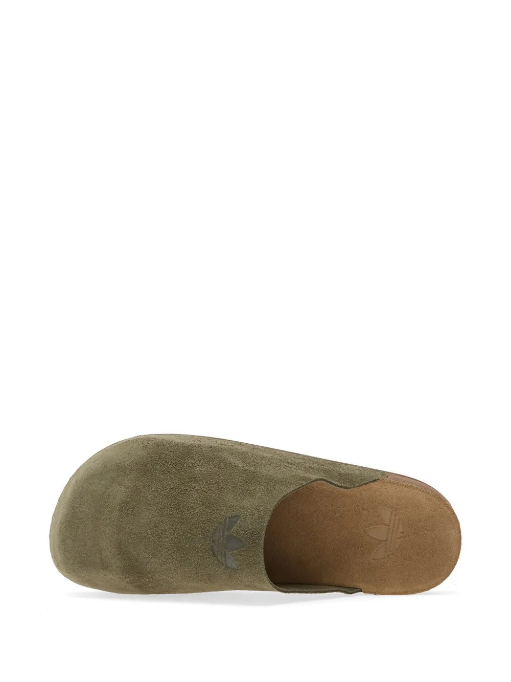 adidas Adimule suede mules Groen
