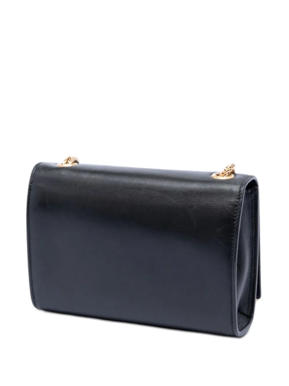  Saint Laurent Pre-owned Borsa A Tracolla Kate Piccola In Pelle Con Monogramma E Nappa 2000-2025 - Nero 