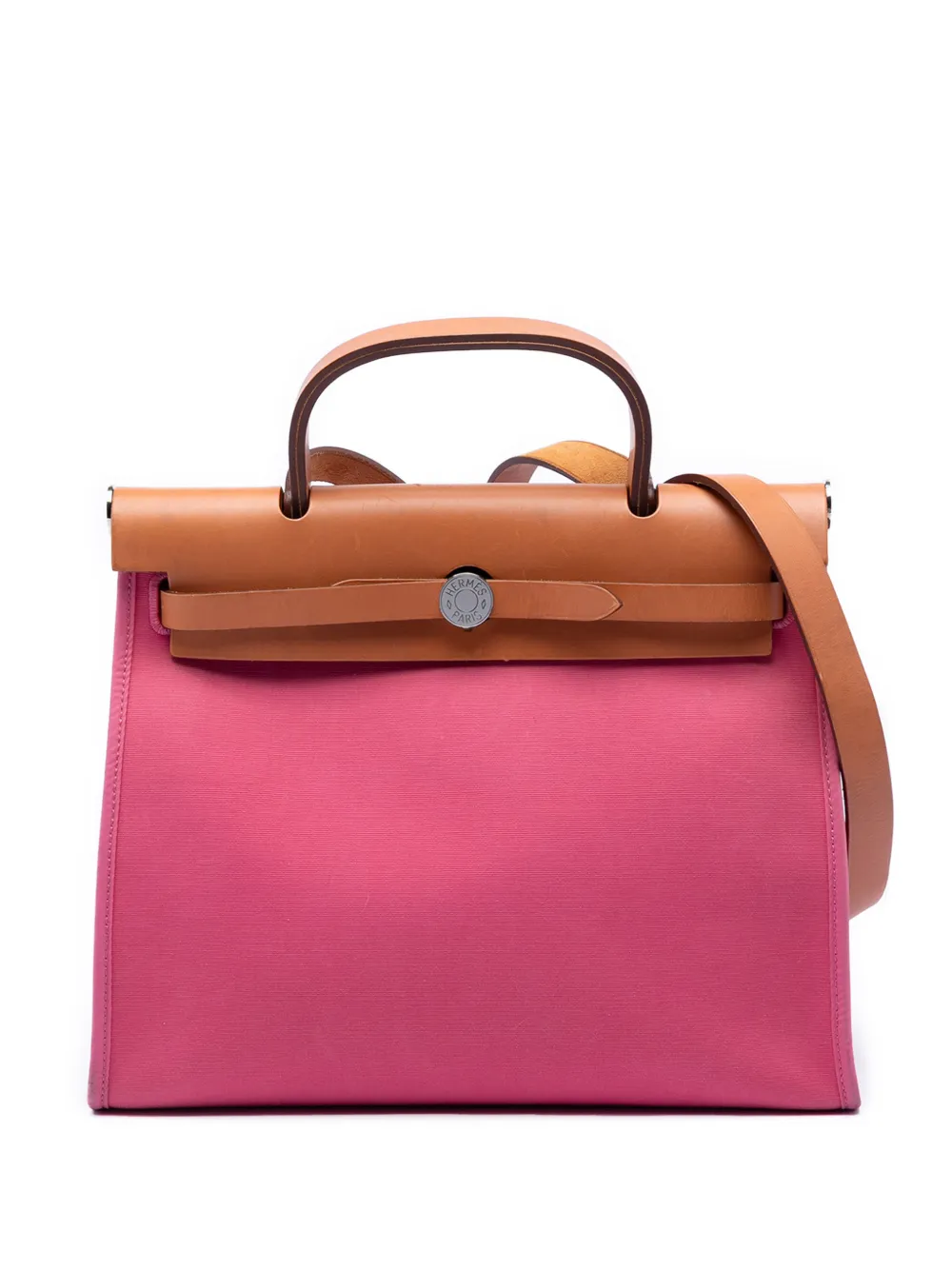 Hermès Pre-Owned 2012 Toile Herbag Zip 31 satchel - Marrone