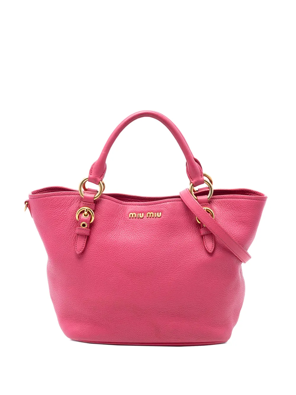 Miu Miu Pre-Owned 2021-2025 Vitello Phenix satchel - Rosa