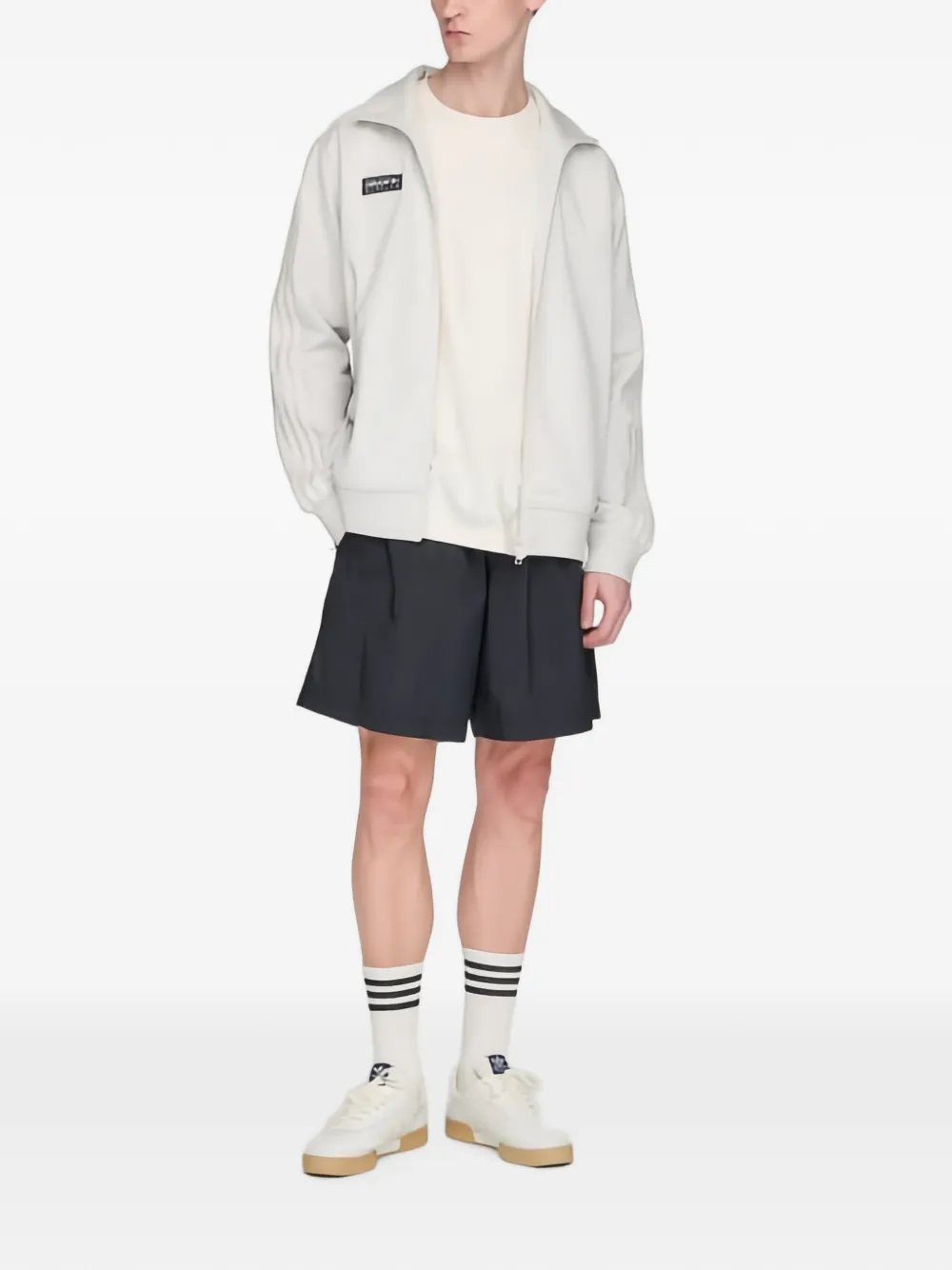 adidas Backhill Spzl TT sweater met rits Wit