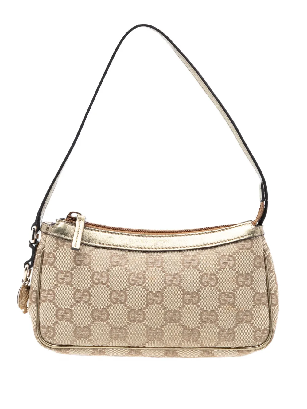 Gucci Pre-Owned 2000-2015 GG Canvas shoulder bag - Gold