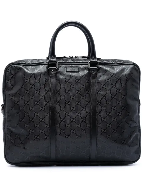 Gucci Pre-Owned 2016-2026 GG Imprime business bag