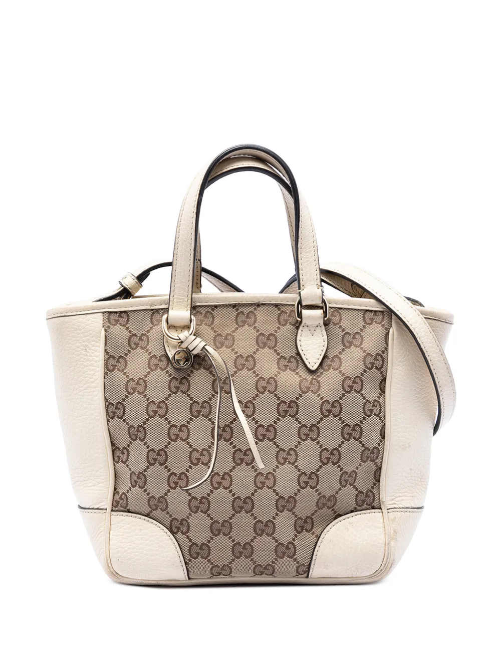 Gucci Pre-Owned 2016-2026 Small GG Canvas Bree satchel - Weiß