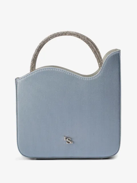 Le Silla mini Ivy crystal-embellished wave-edge bag