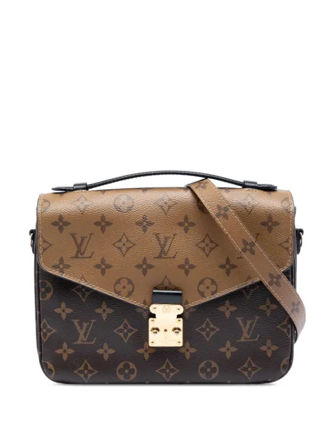 Louis Vuitton Pre-Owned bolsa satchel Monogram Reverse Pochette Metis 2019