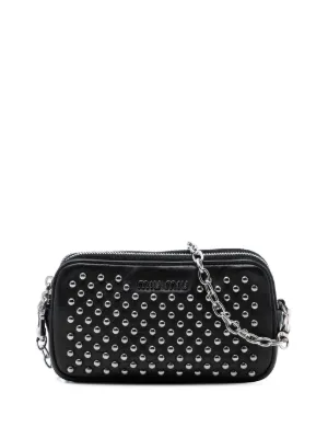 Prada Pre-Owned ビジューロゴ クラッチバッグ | ブラック | FARFETCH JP