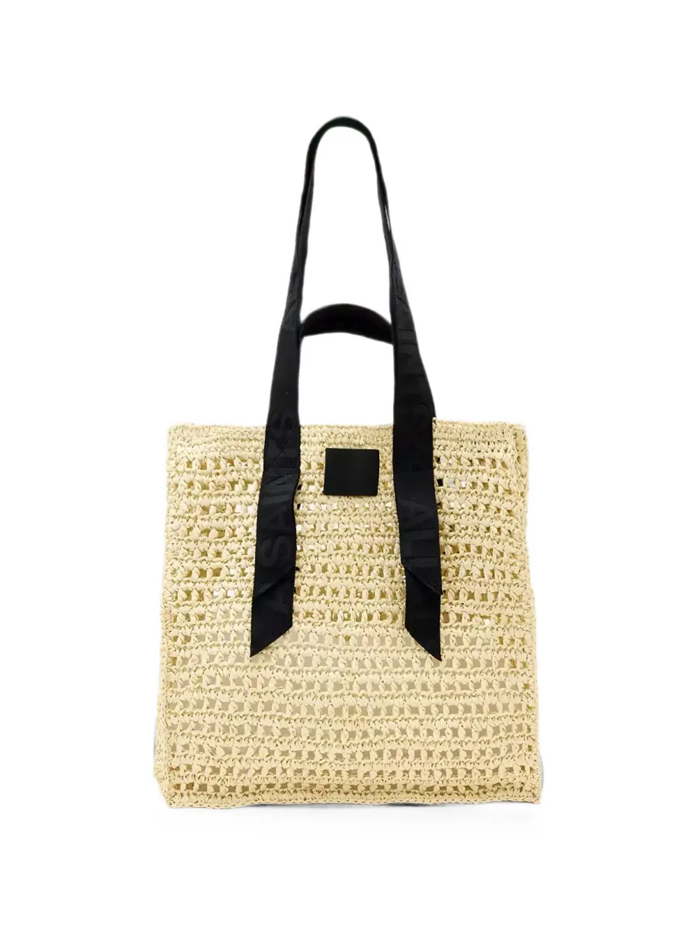 AllSaints woven logo-strap tote bag - Toni neutri