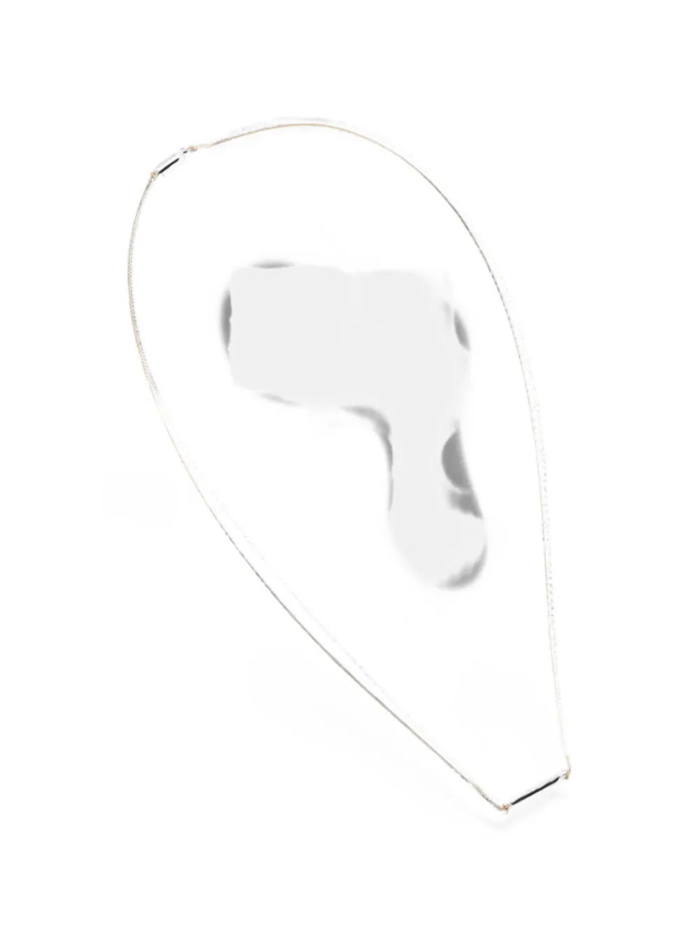 AllSaints layered bar-pendant necklace - Argento