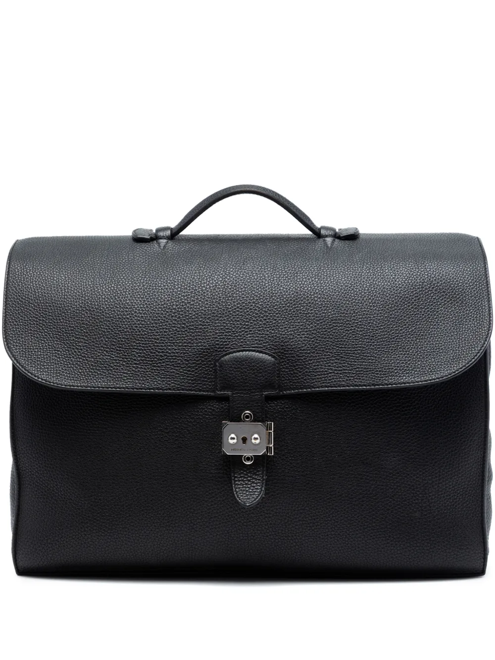 Hermès Pre-Owned 2012 Togo Sac a Depeches 41 business bag - Nero
