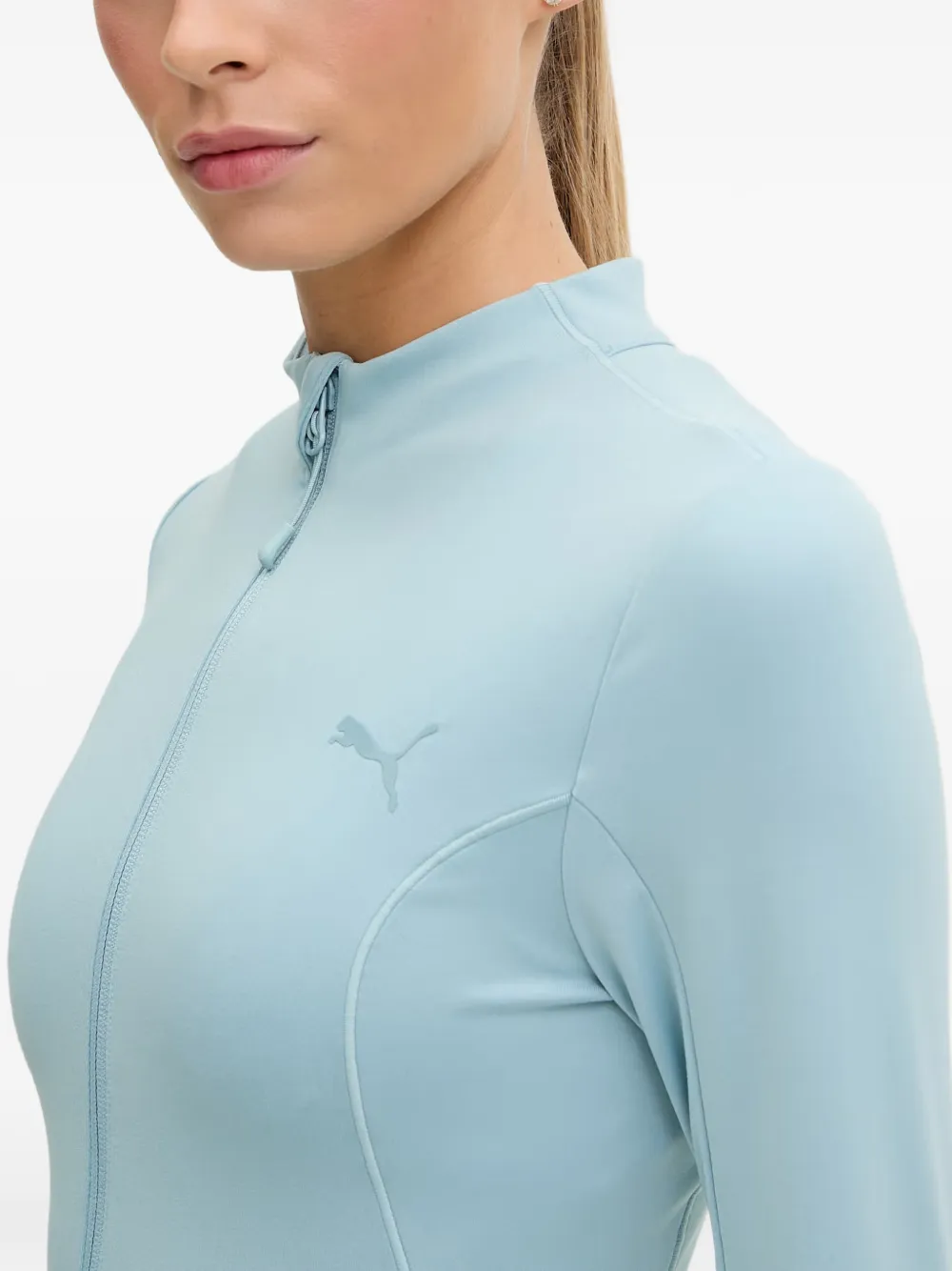 PUMA Jack met logoprint Blauw