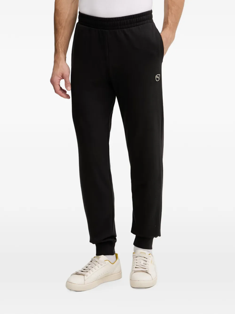 PUMA Essentials Elevated trainingspak met logo-patch Zwart