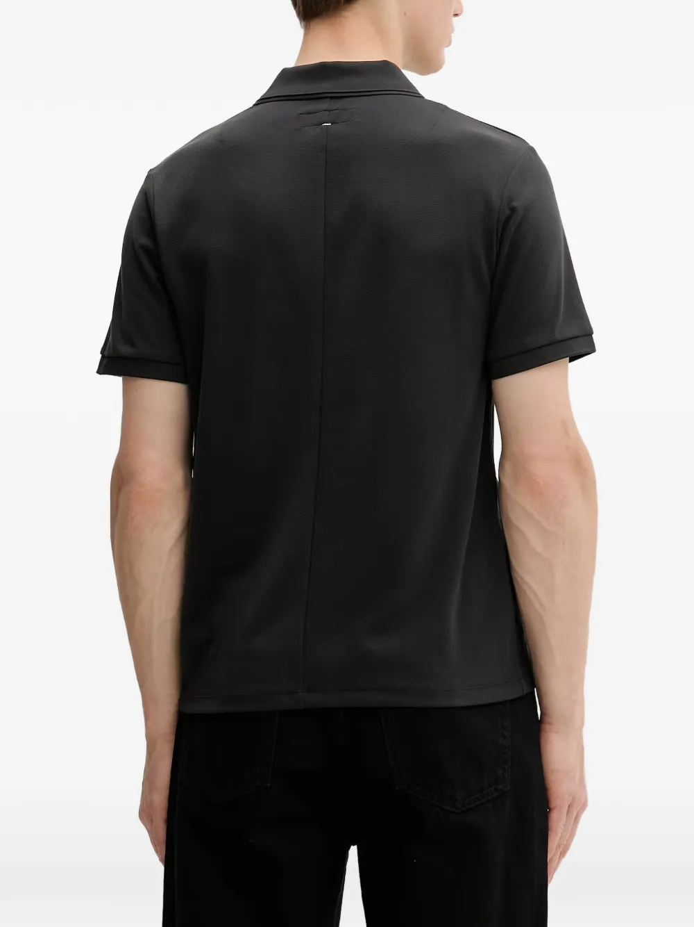 rag & bone Poloshirt met korte mouwen Zwart