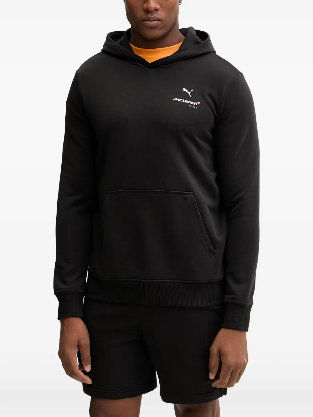 PUMA McLaren logo-print hoodie - Schwarz