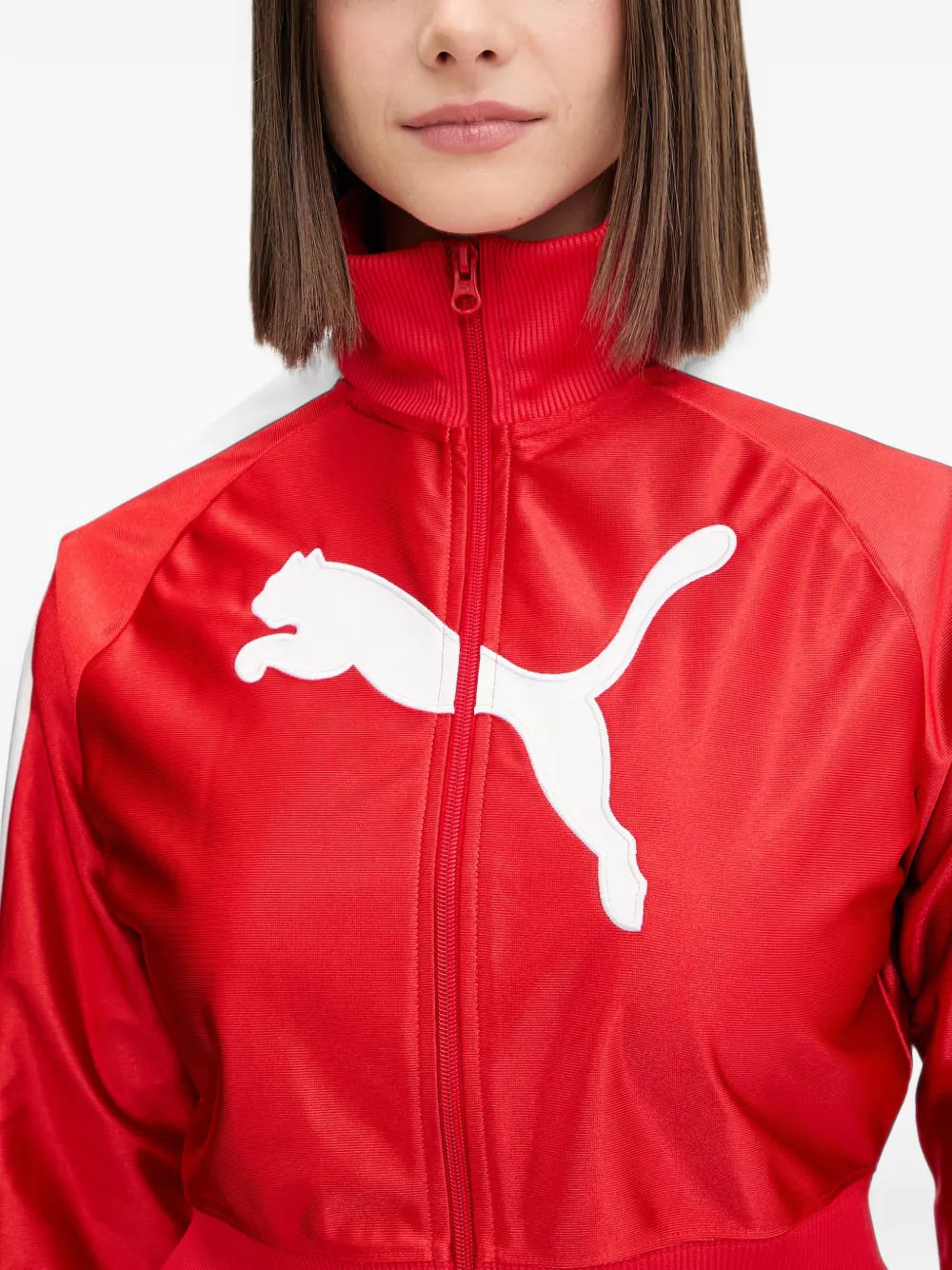 PUMA Trainingsjack met logoprint Rood